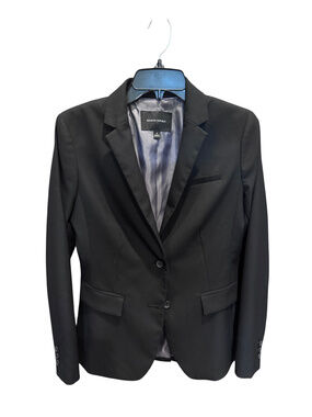 Banana Republic Black Skirt Suit Blazer Pencil Skirt Size 4